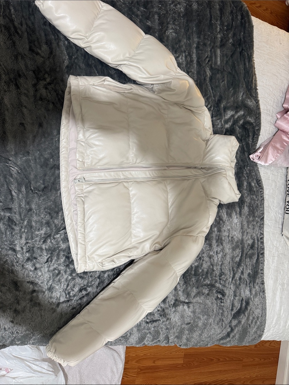 Wilfred Cream Puffer Jacket